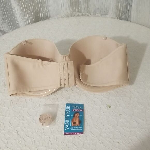 Vanity Fair 74380 Rose Beige Underwire Bra 42DD Smooth - Picture 6 of 9